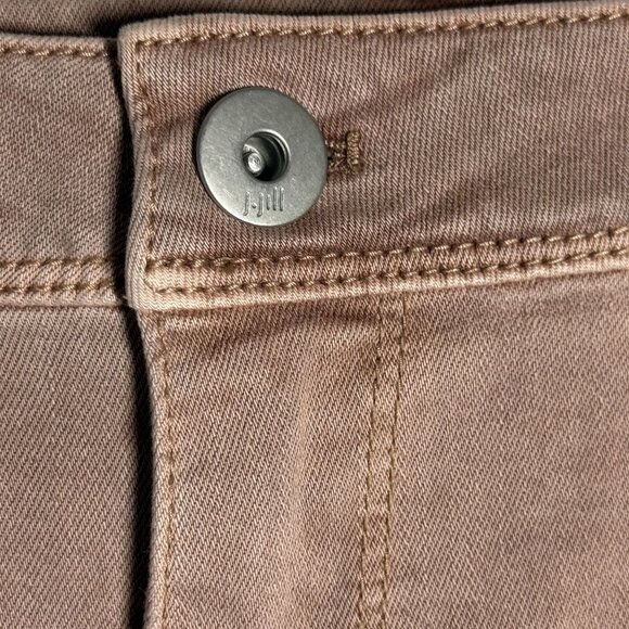 J. Jill Womens Slim Ankle Jeans Size 14 Dusty Pink Color Cotton Blend Classic NW - Picture 3 of 8